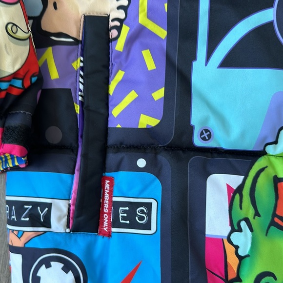 Members Only Rugrats Hooded Puffer Jacket NWT - Picture 3 of 5